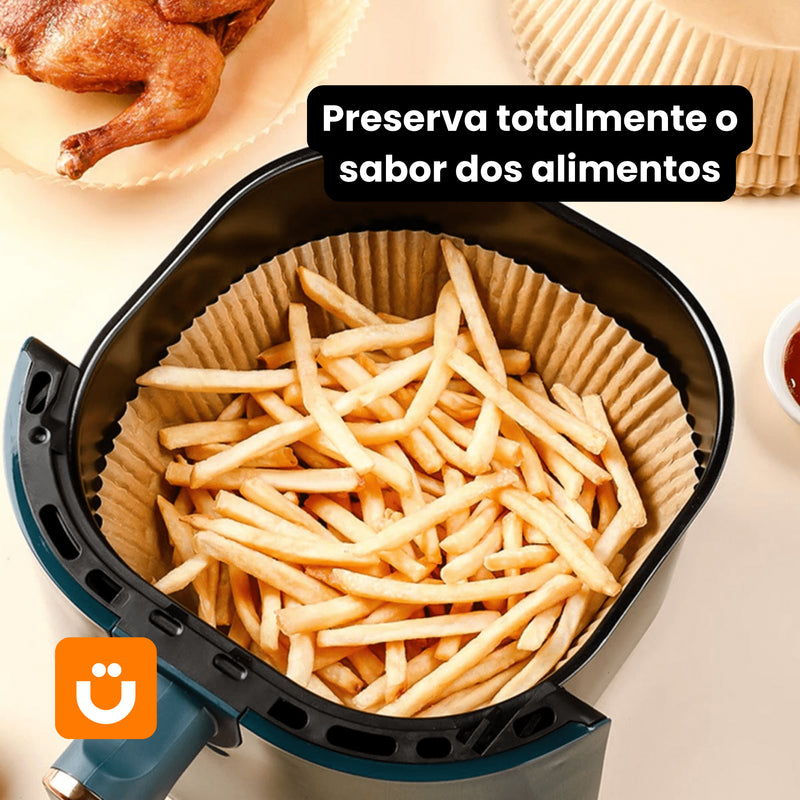 Forma de Papel Premium Biodegradável para Air Fryer