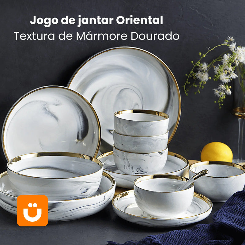 Jogo de Jantar Oriental Platinum Tioeasy™