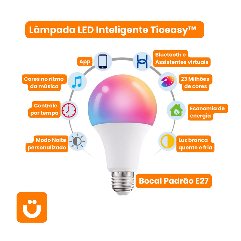 Lâmpada LED Inteligente Tioeasy™