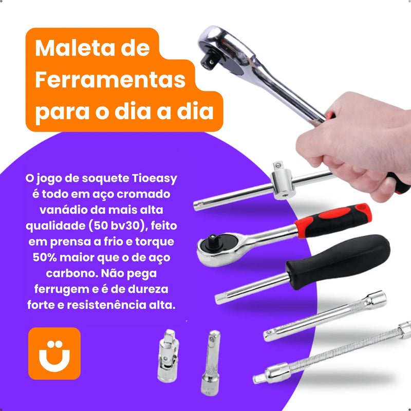 Kit de Ferramentas Tioeasy™ - 46 peças