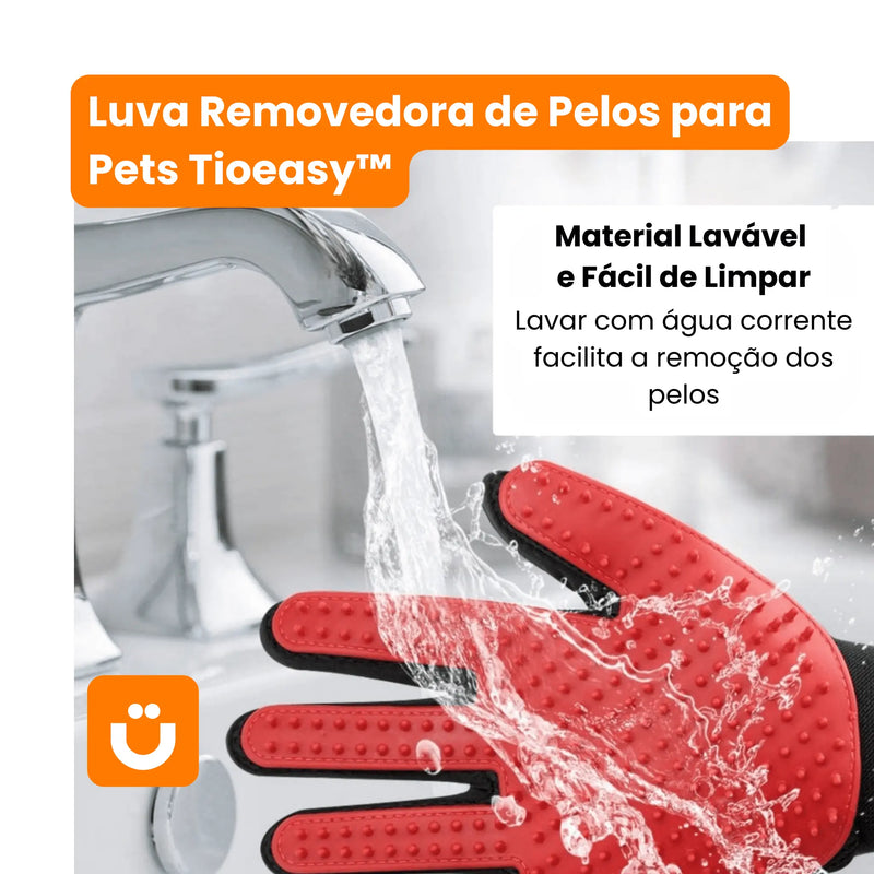 Luva Removedora de Pelos para Pets Tioeasy™