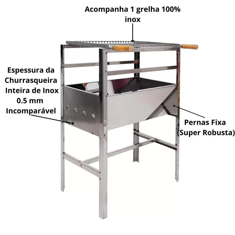 Churrasqueira Inox Família Tioeasy™