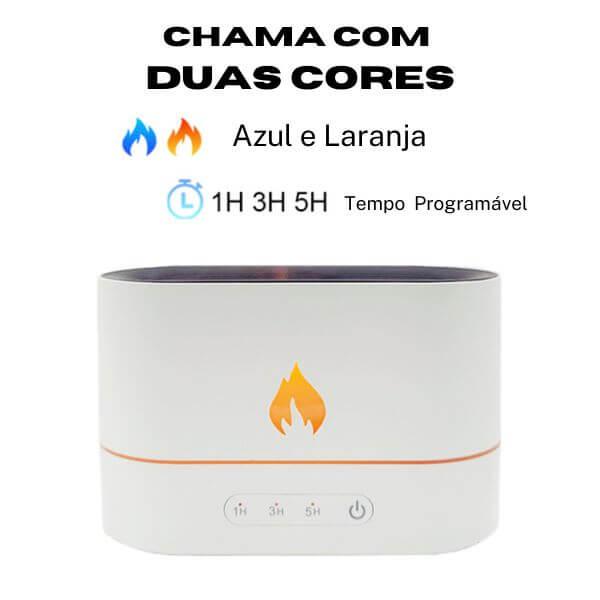 Difusor Aromatizador de Ambientes com Efeito de Chamas